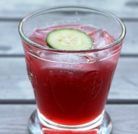Cucumber Slice Garnish